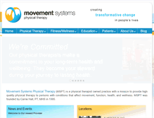 Tablet Screenshot of movementsystemspt.com